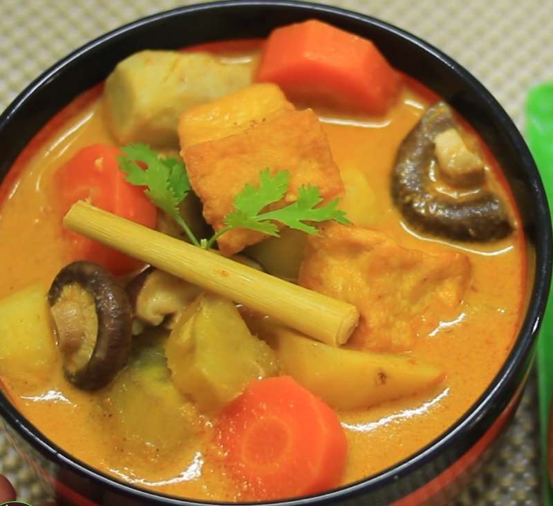 Cà ri chay thơm ngon bổ dưỡng