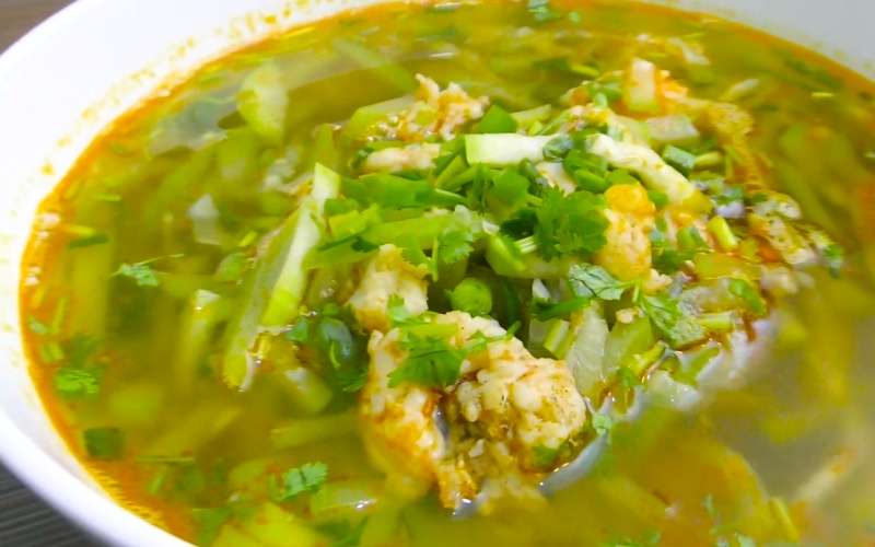 cách nấu canh bầu với tôm khô