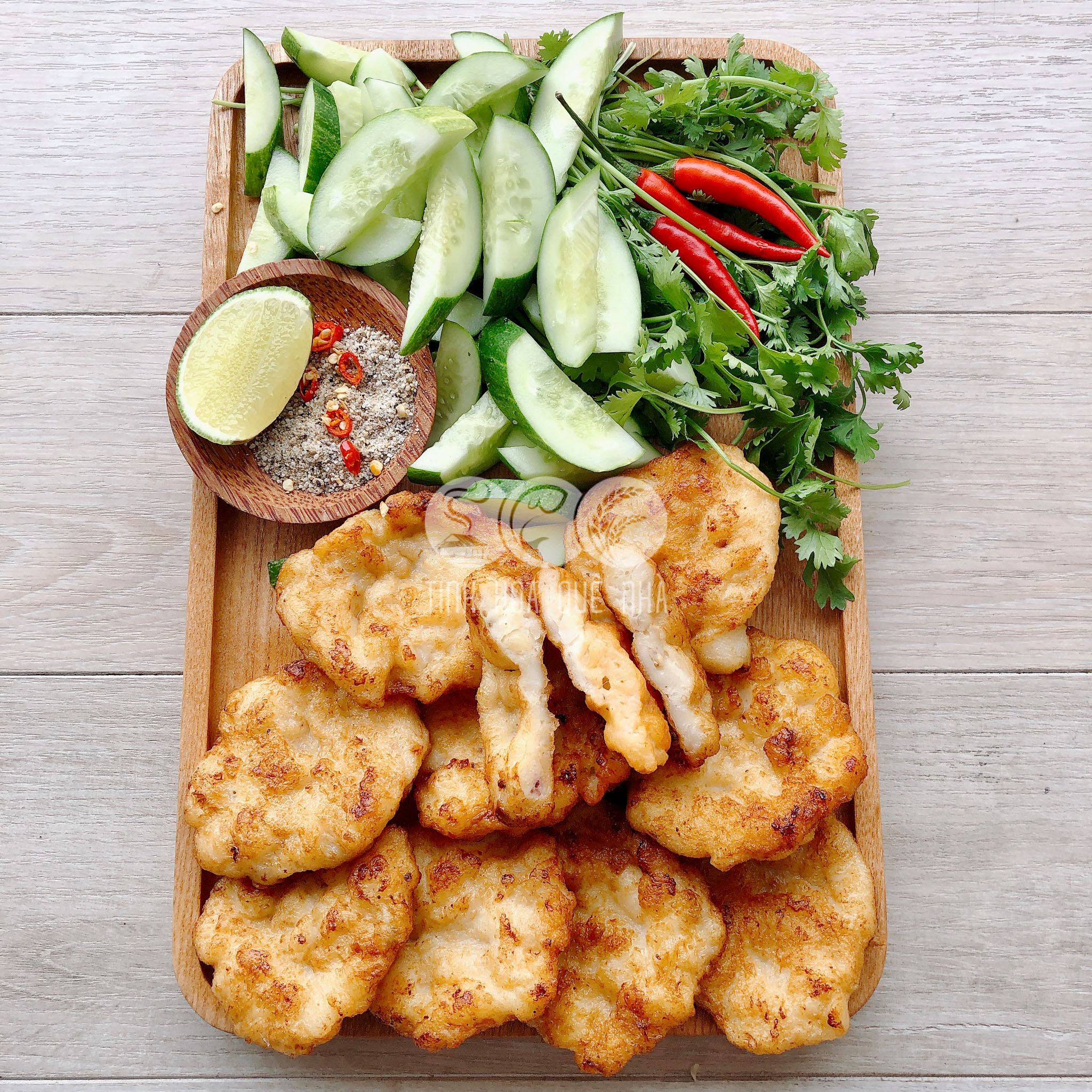chả mực sốt cà