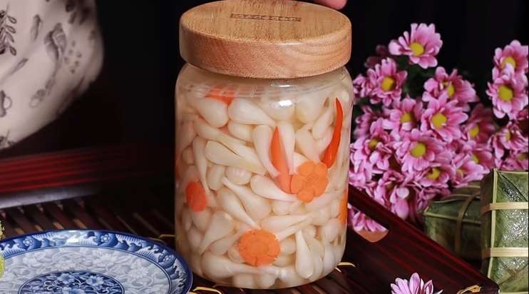 Kiệu muối chua sau 7 ngày 