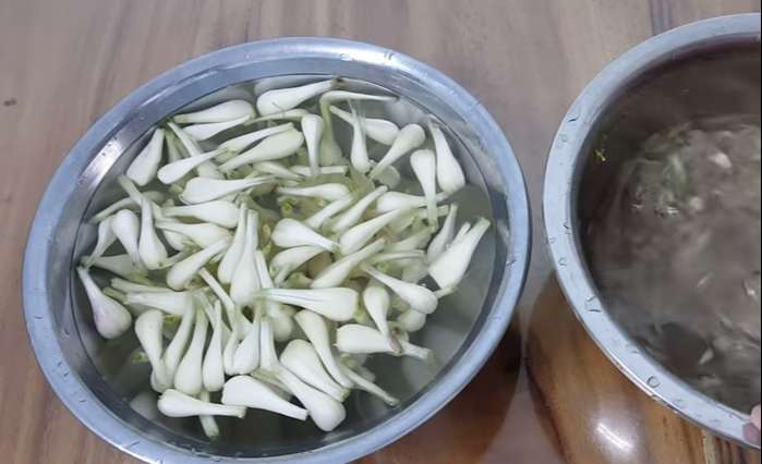 Sơ chế củ kiệu