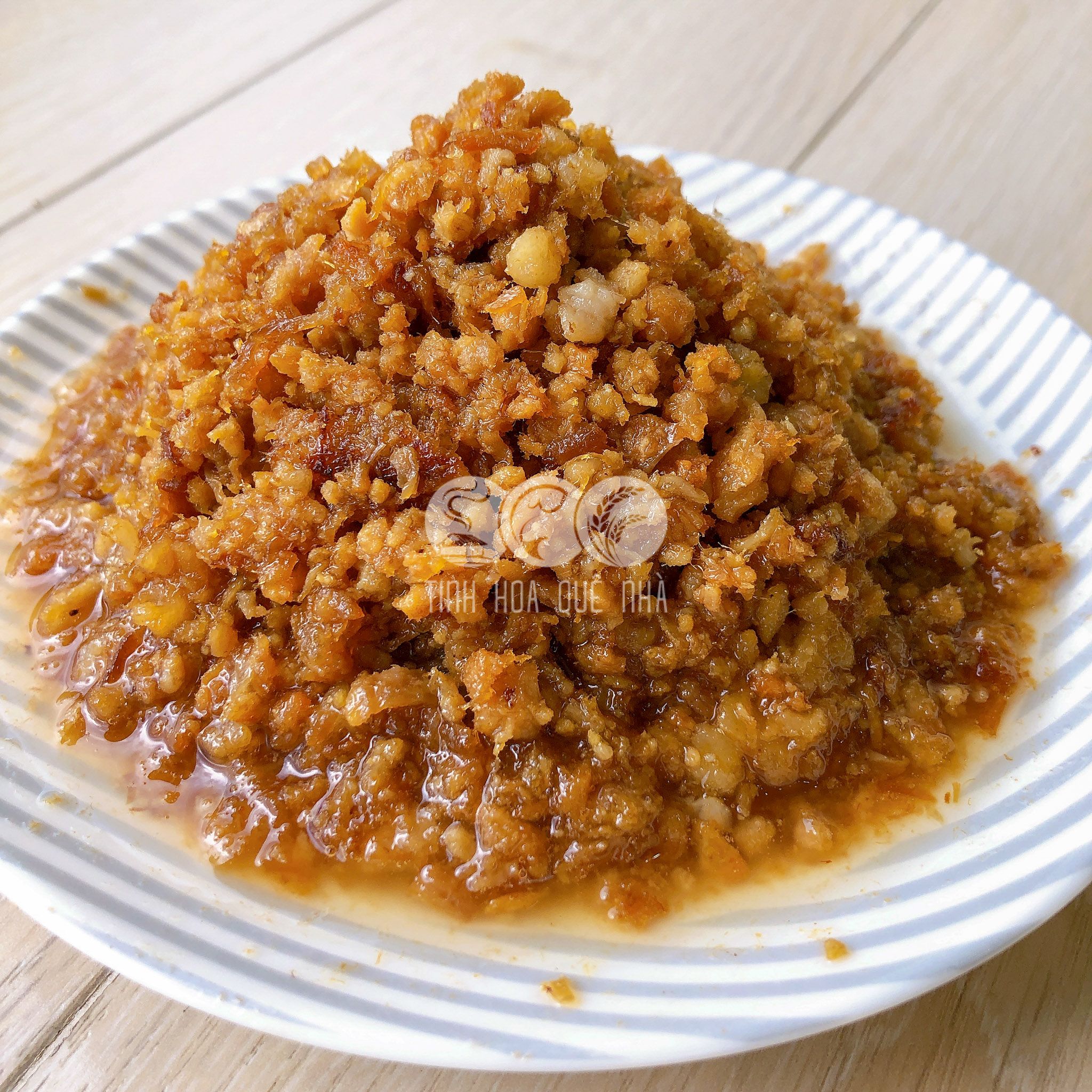 thịt chưng mắm tép