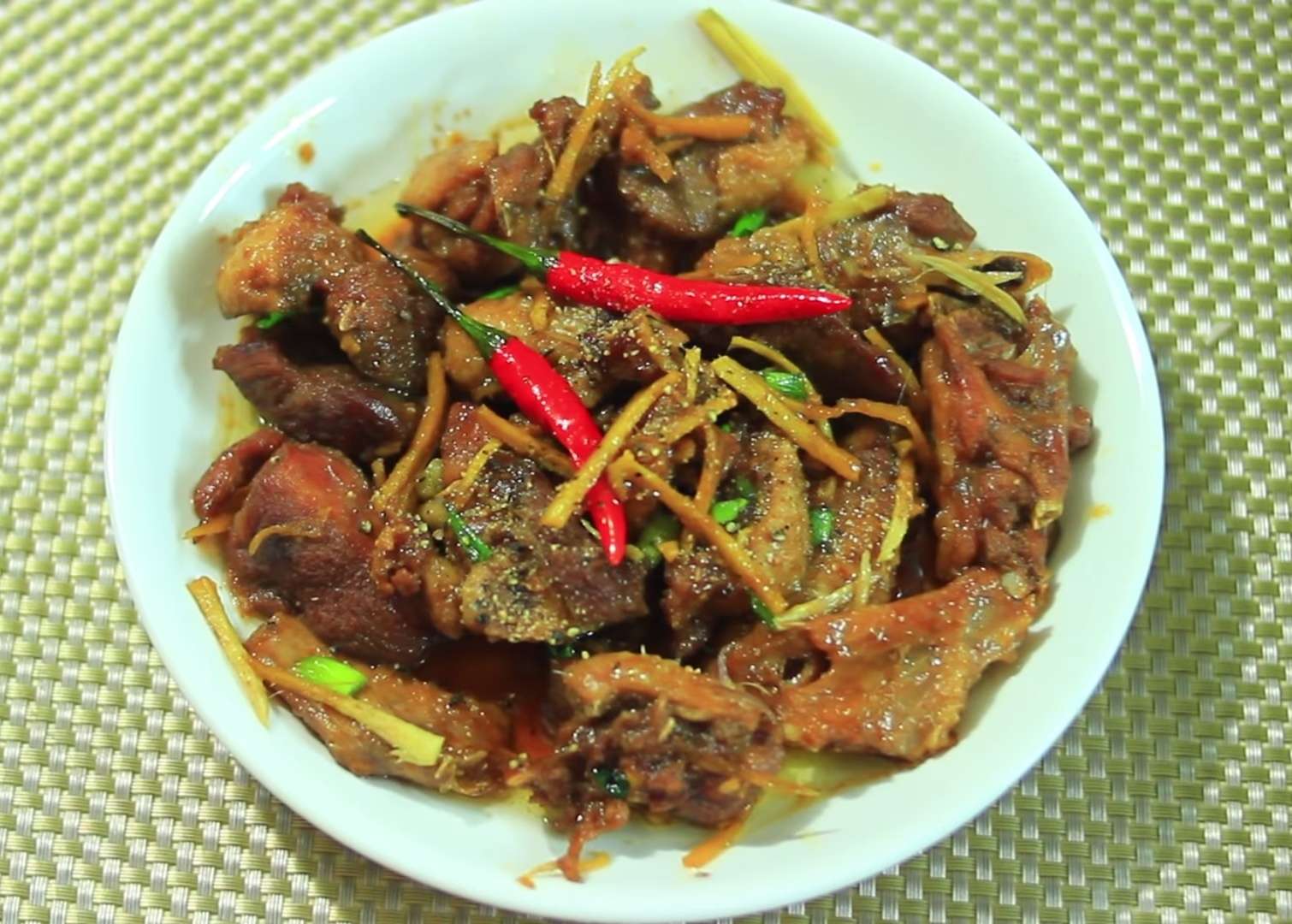 Vịt kho gừng thơm ngon đậm đà