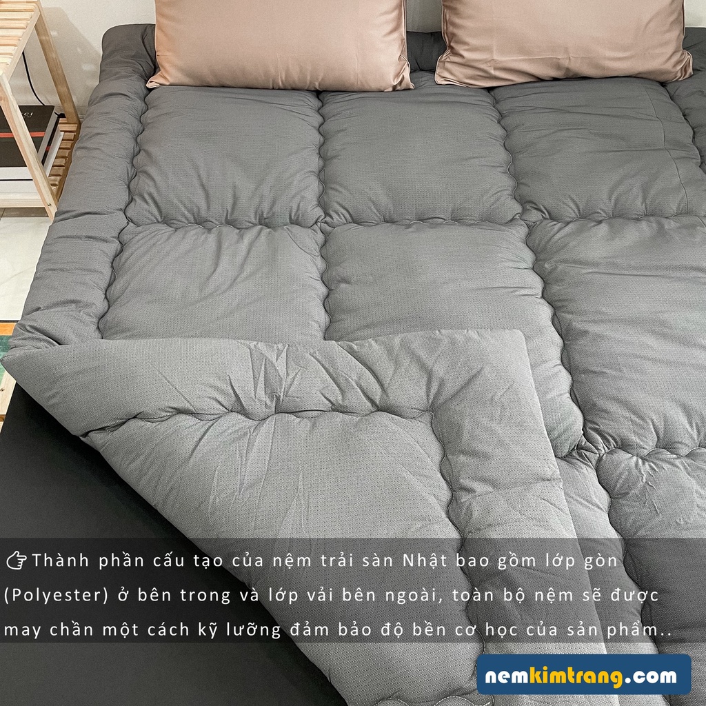 Topper ngủ trải sàn kiểu Nhật - ÊM ÁI, TIỆN DỤNG | nemkimtrang.com