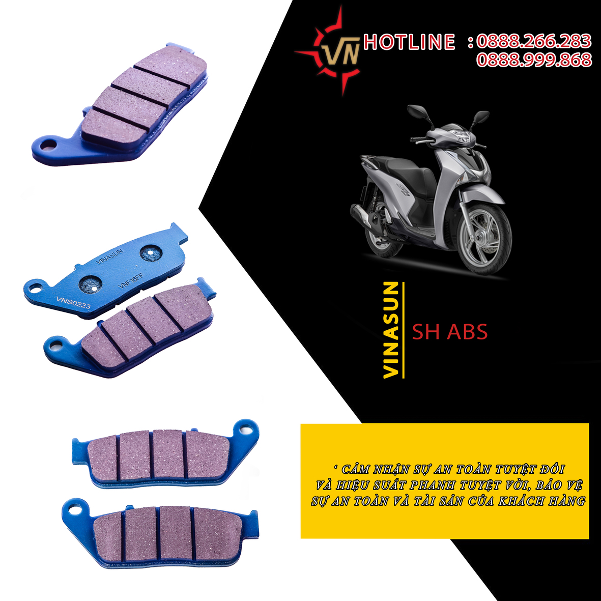 MÁ PHANH ĐĨA XE MÁY ABS