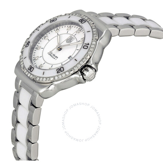 ng h Tag Heuer Formula 1 White Diamond Dial Steel and Ceramic