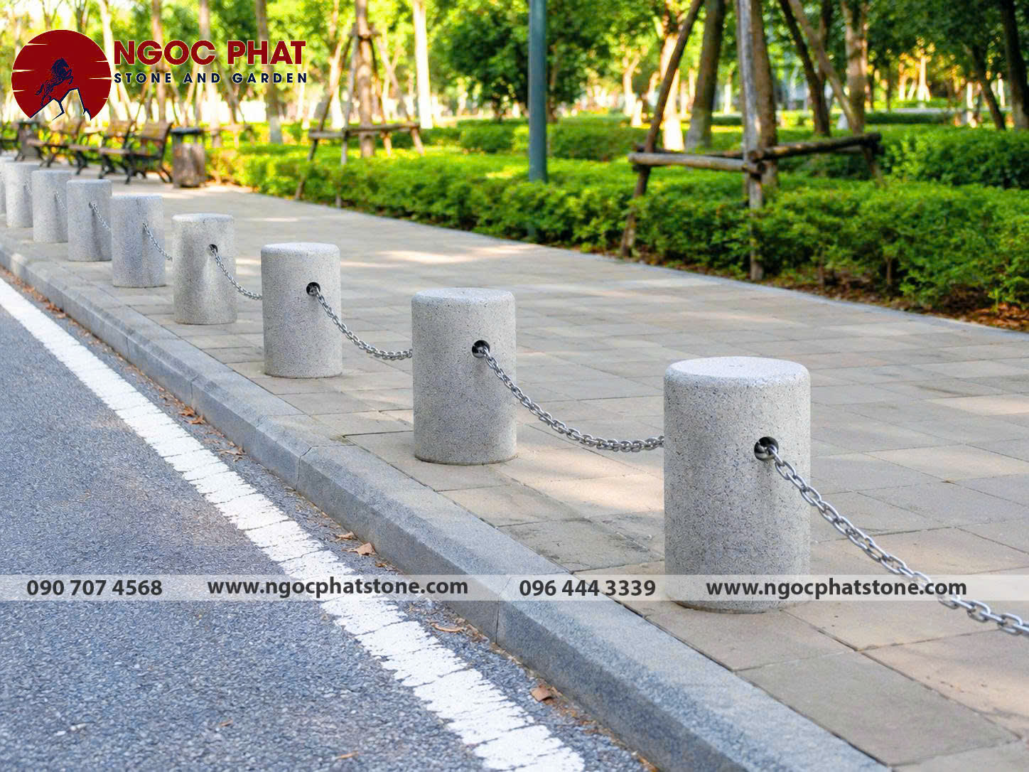 TRỤ TÁN CỘT ĐÁ GRANITE