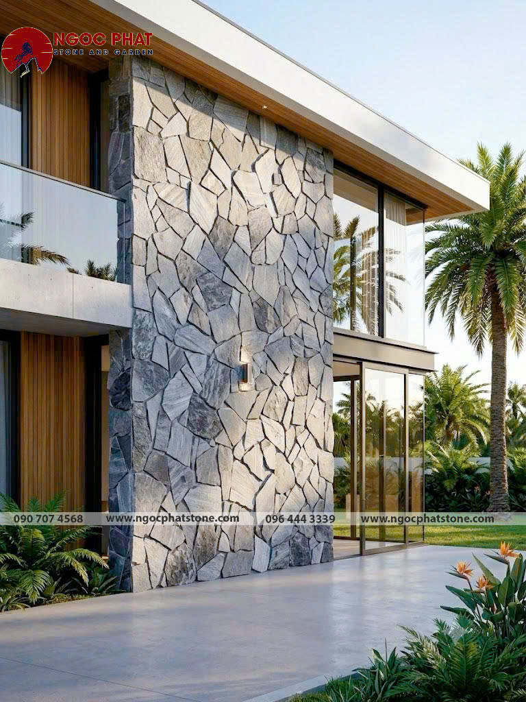 ĐÁ RỐI ĐEN SỌC DƯA TỰ NHIÊN