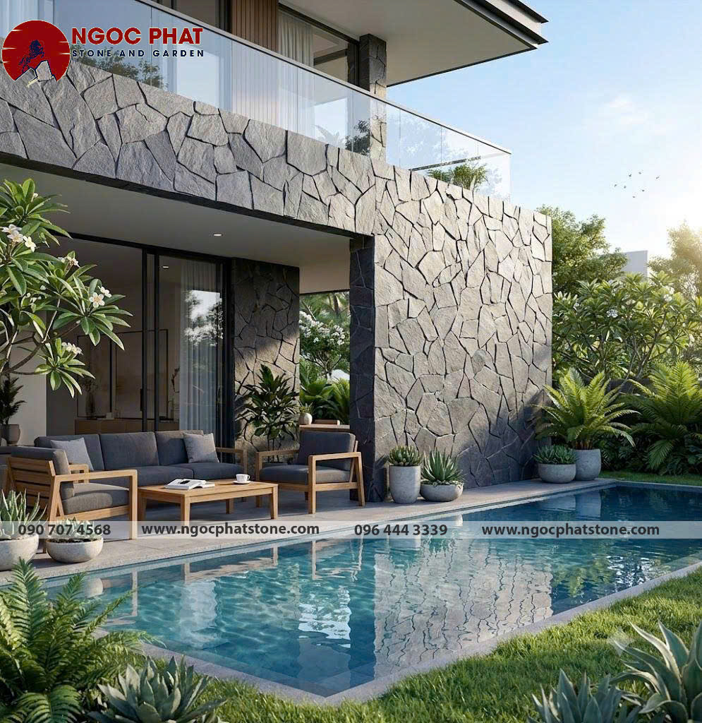ĐÁ RỐI XANH ĐEN TỰ NHIÊN
