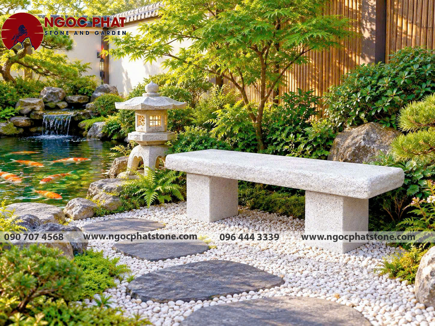 GHẾ ĐÁ GRANITE TỰ NHIÊN NGUYÊN KHỐI