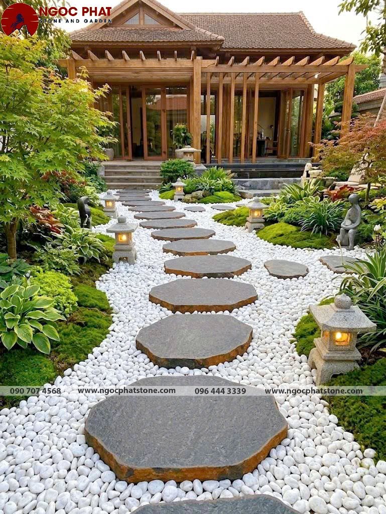 ĐÁ BƯỚC DẠO BAZAN KHÒ