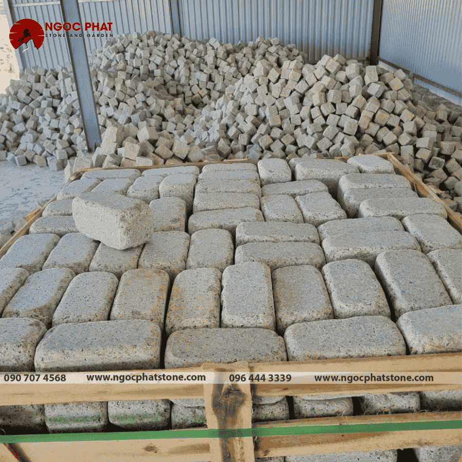 Đá Cúc Bi Granite Quay Cạnh