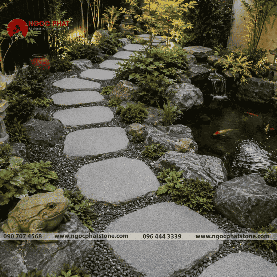 ĐÁ BƯỚC DẠO GRANITE SÂN VƯỜN
