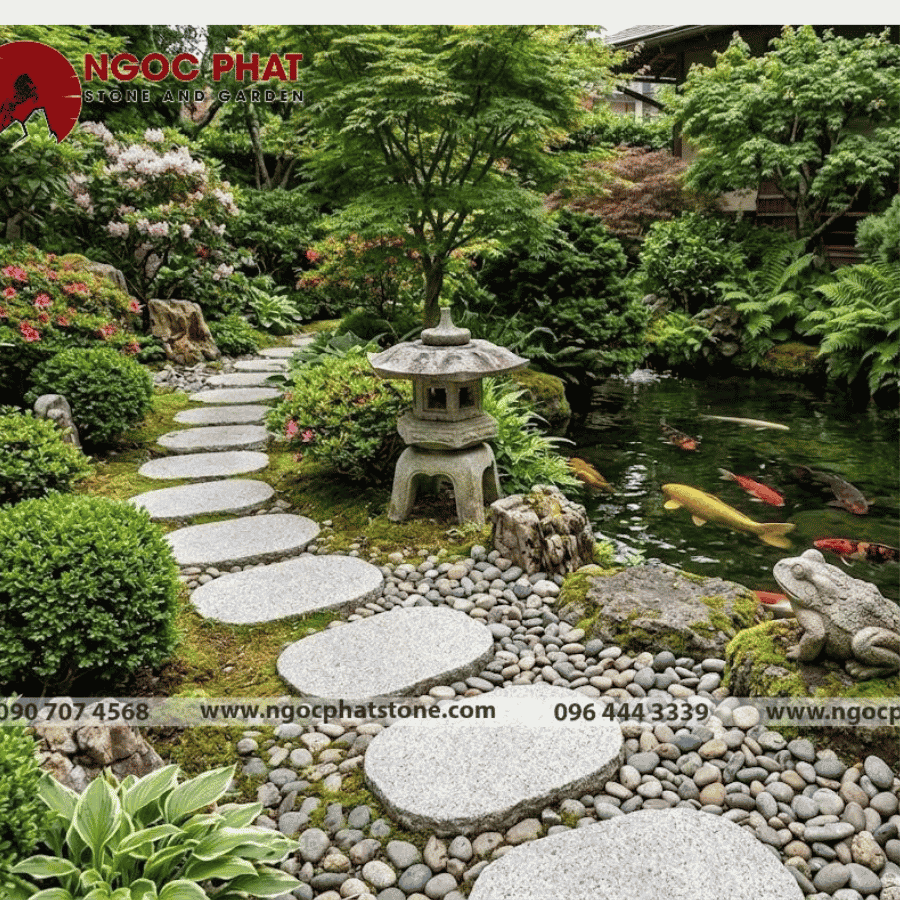ĐÁ BƯỚC DẠO GRANITE SÂN VƯỜN