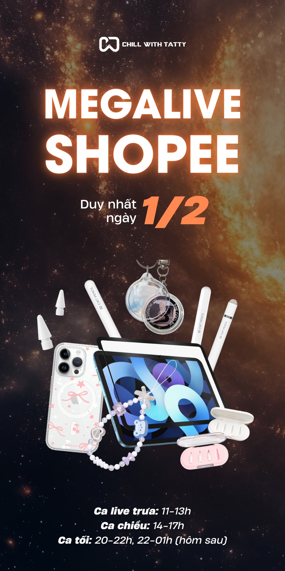 🔥 THÔNG BÁO MEGALIVE SHOPEE 1/2 – DEAL XỊN CHỐT ĐƠN LIỀN TAY 🔥