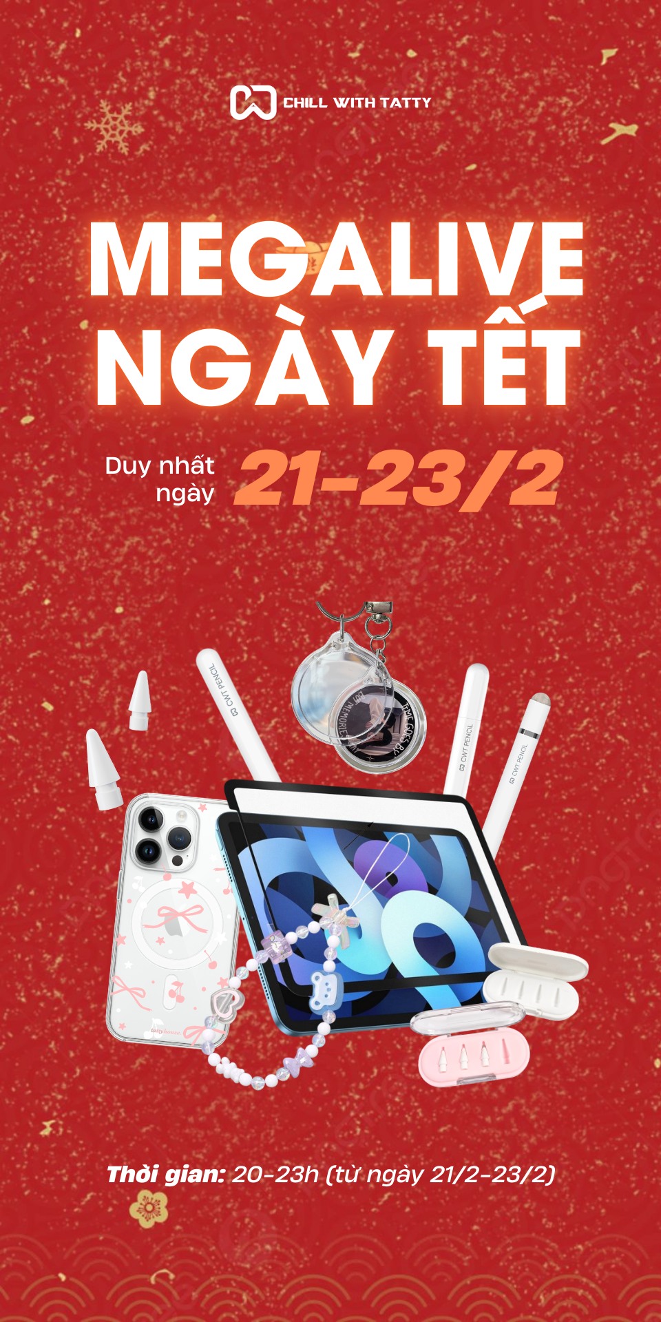 🧧🔥 MEGALIVE KHAI XUÂN MÙNG 5 – MÙNG 7 TẾT | LÌ XÌ TIỀN MẶT – DEAL CỰC ĐÃ 🔥🧧