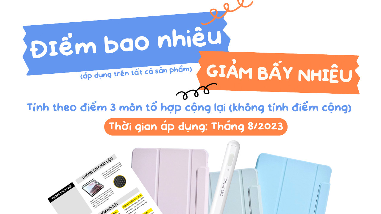 ĐIỂM BAO NHIÊU - GIẢM BẤY NHIÊU - GIÁ CỰC YÊU!!!