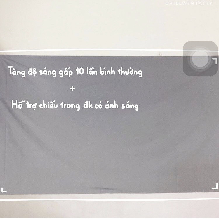 MÀN CHIẾU PHẢN QUANG DÁN TƯỜNG 72 - 100 INCH  - ĐỘ TƯƠNG PHẢN CAO