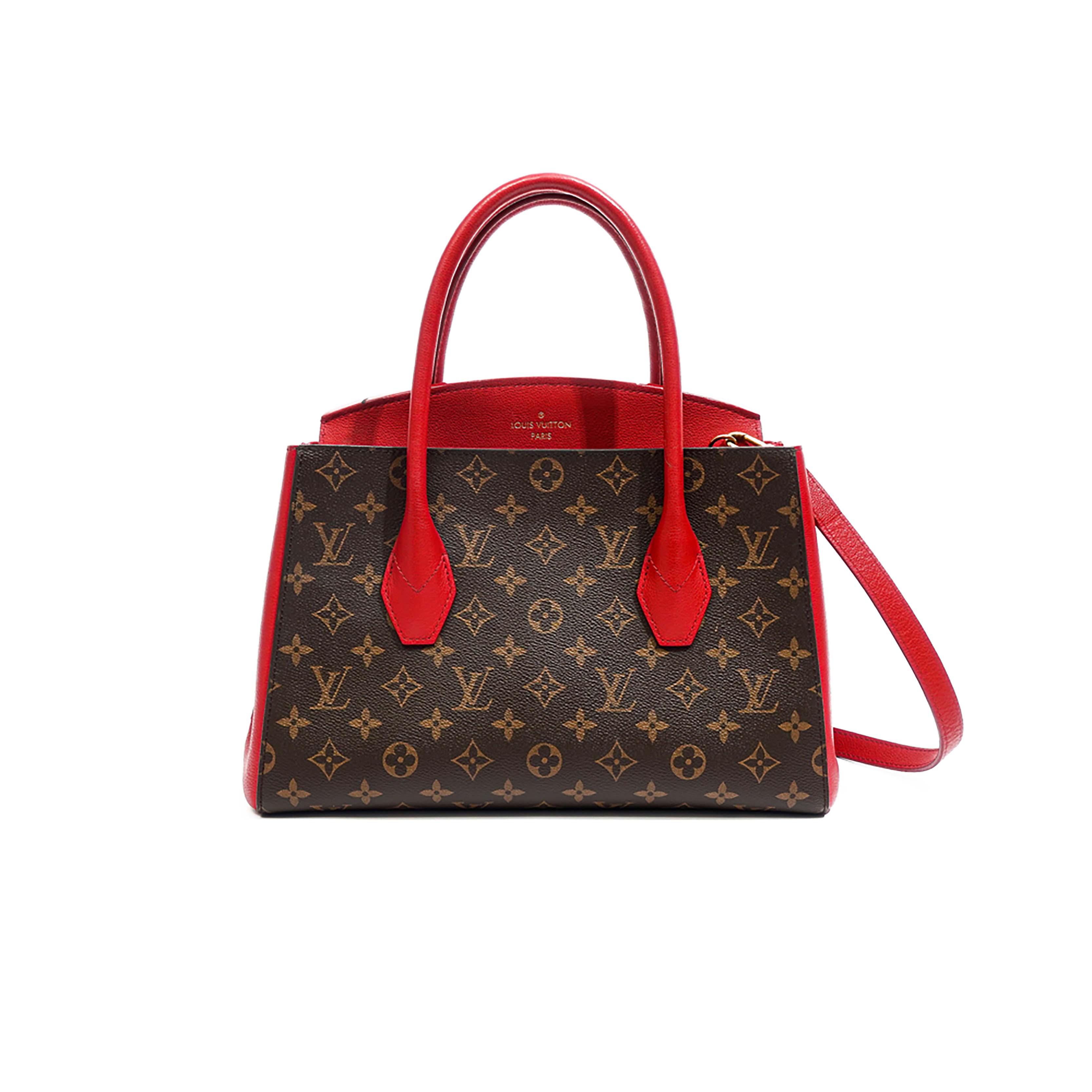 Louis Vuitton Florine Handbag Monogram Canvas and Leather Brown