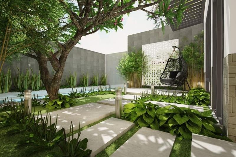 PHONG CÁCH HIỆN ĐẠI KẾT HỢP KHÔNG GIAN XANH