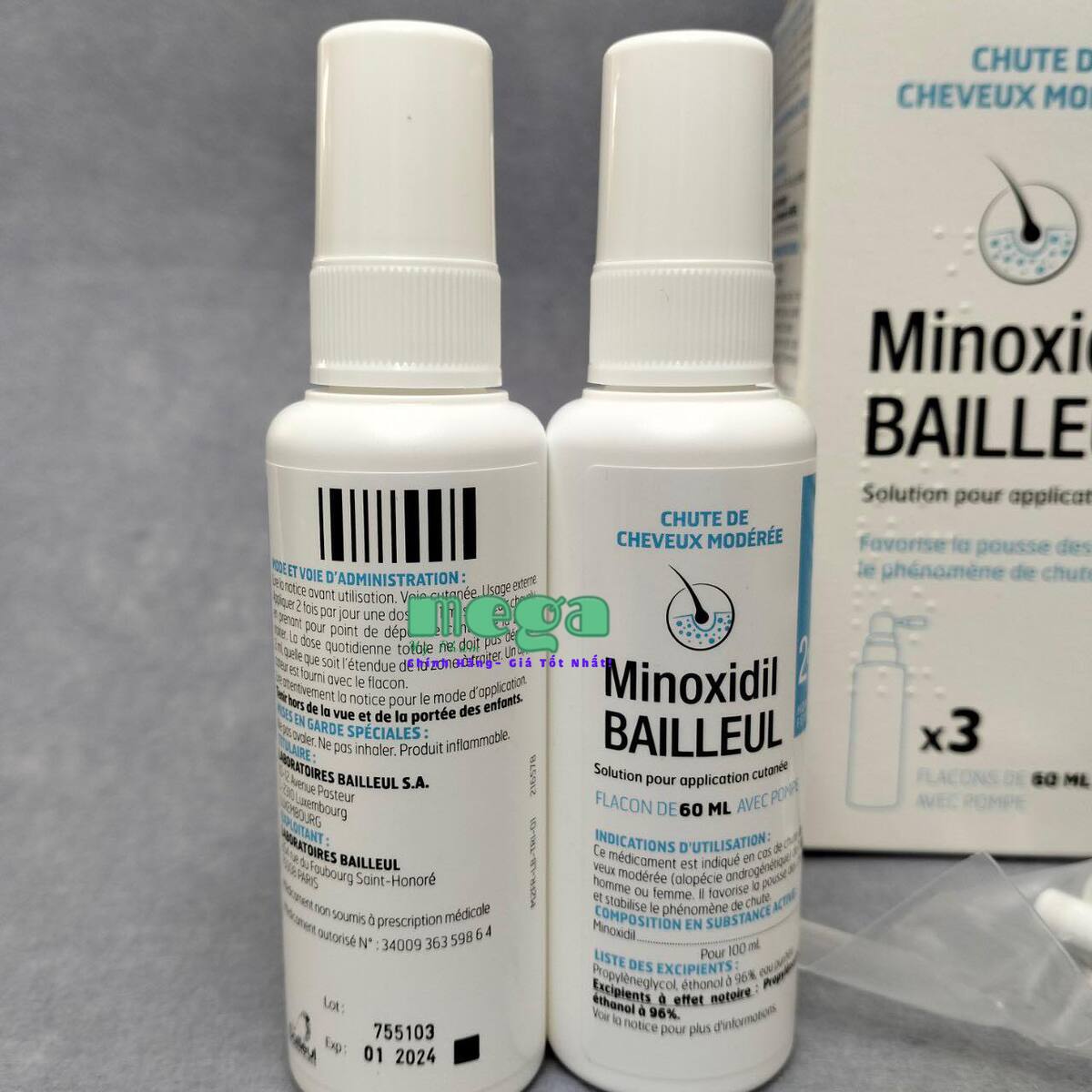 Minoxidil 2% Bailleul 60ml