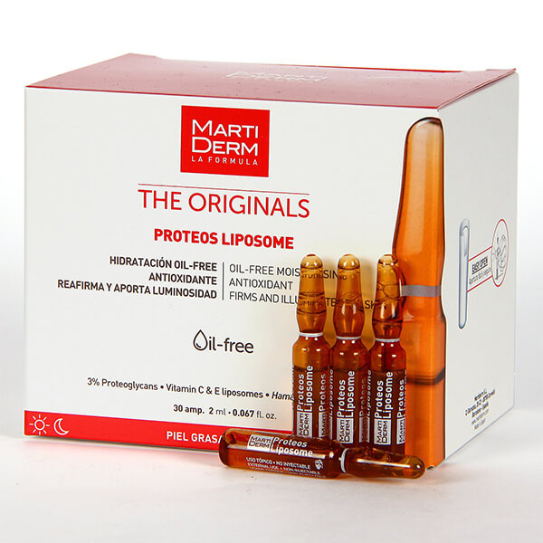 Ampoule MartiDerm The Originals Proteos Liposome điều tiết bã nhờn, chống oxy hoá