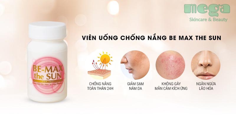 Be-max the sun có nhiều công dụng nổi bật