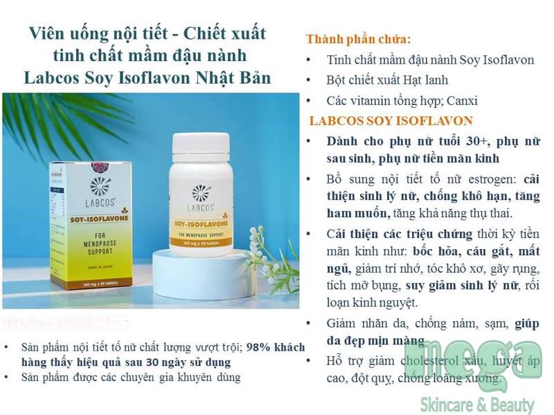 những lợi ích mà Labcos Soy Isoflavon mang lại là quá lớn