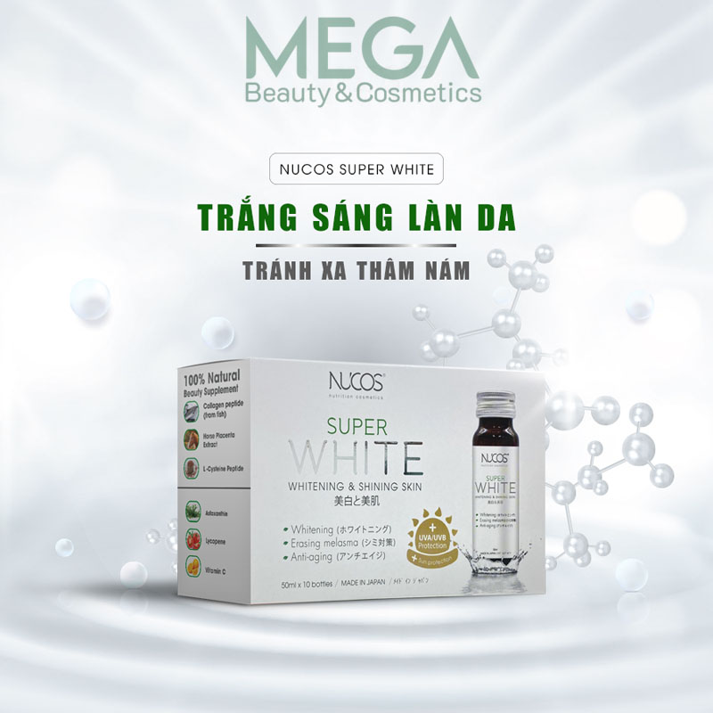 Giá Nucos super white ưu đãi tại Mỹ phẩm MEGA