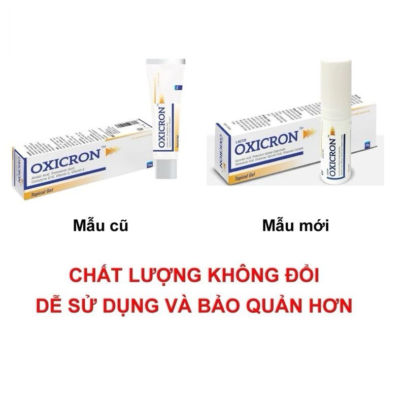 oxicron mẫu mới cũ