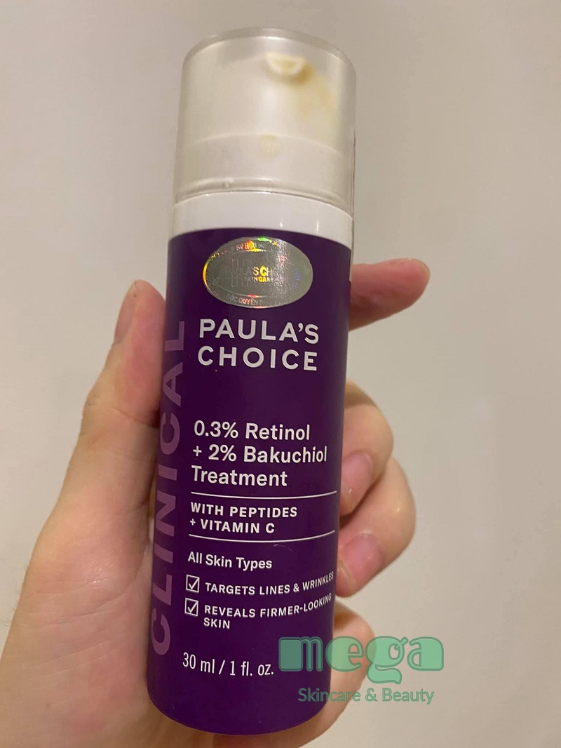 paula's choice clinical 0.3 retinol + 2 bakuchiol treatment