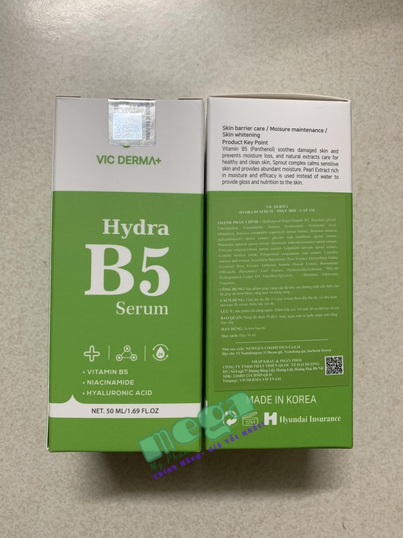 Serum B5 Vic Derma 30ml Chính Hãng