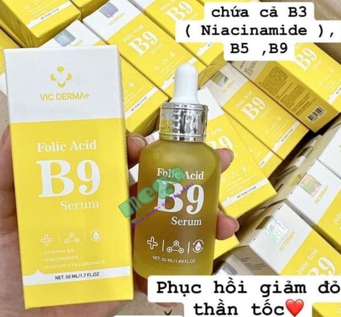 Serum B9 Vic Derma Folic Acid 50ml - Chính Hãng