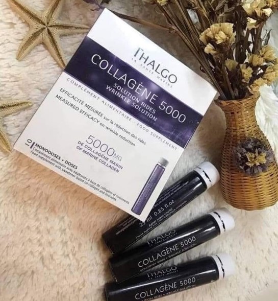 Nước uống tăng cường collagen Thalgo collagen 5000