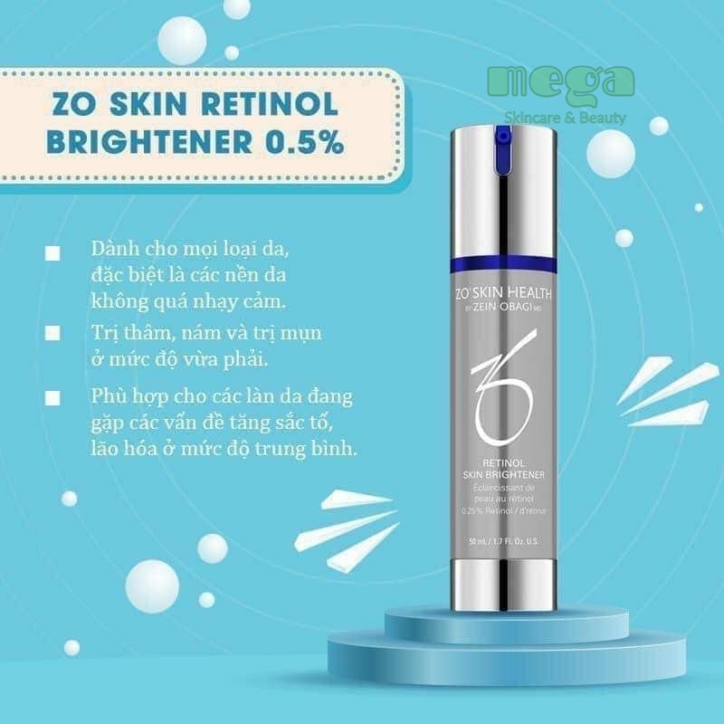 công dụng zo skin health retinol skin brightener 1%