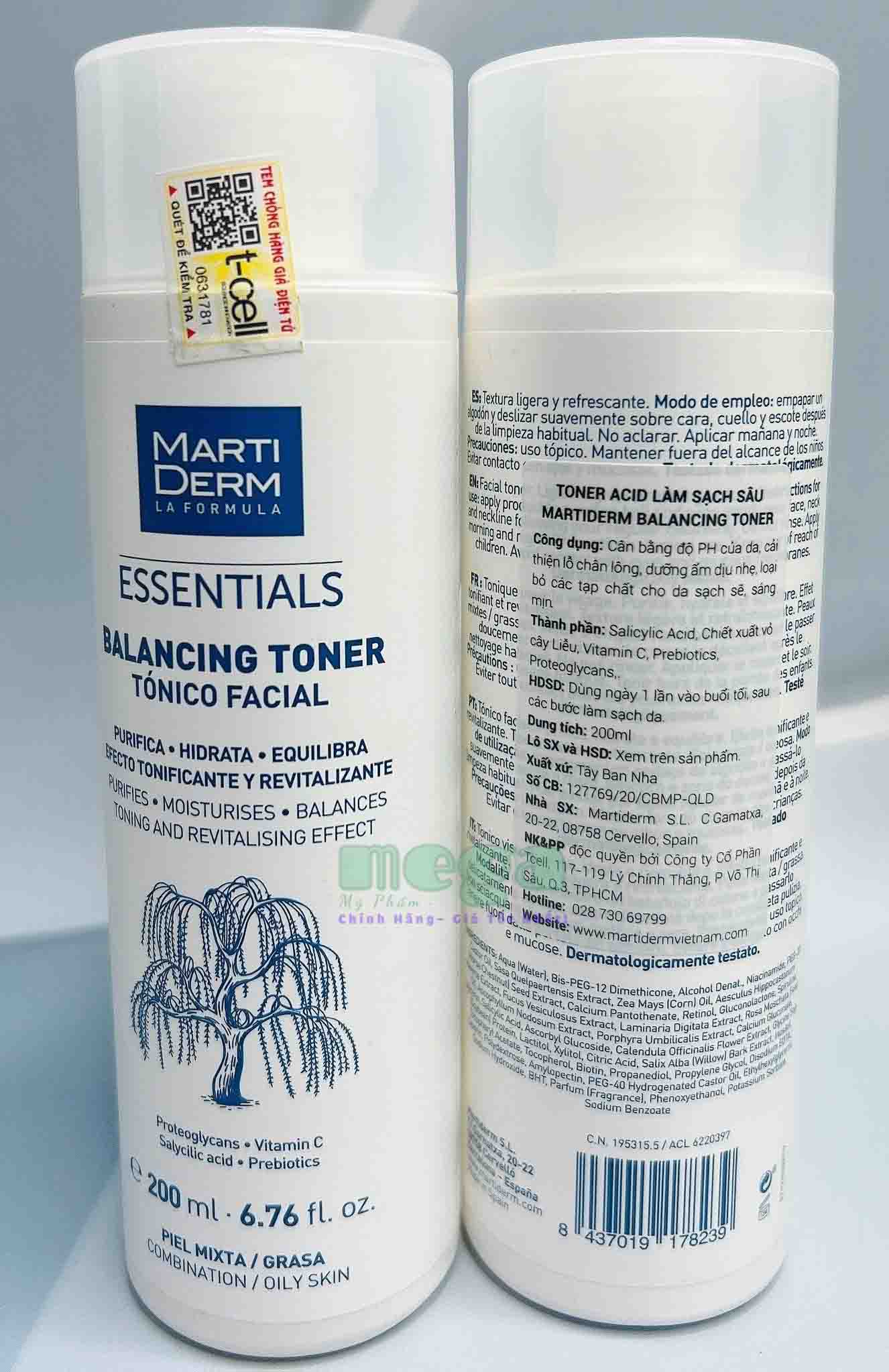 Toner Martiderm Balancing