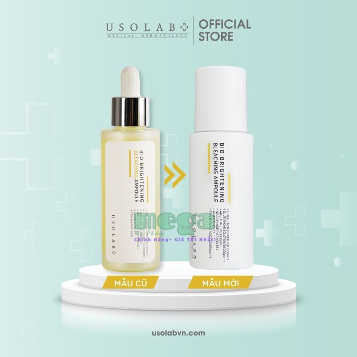 usolab brigtening bleaching ampoule đổi mẫu