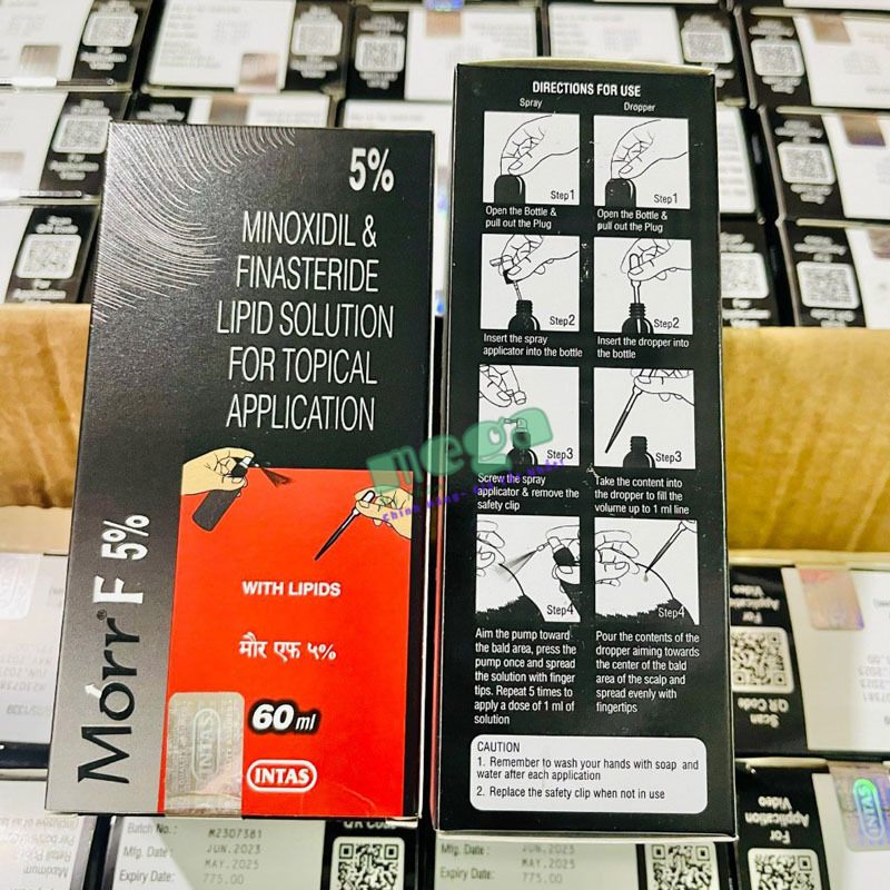Thuốc Xịt Mọc Tóc Morr F5% Minoxidil & Finasteride