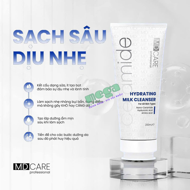 Sữa Rửa Mặt Hydrating Milk Cleanser