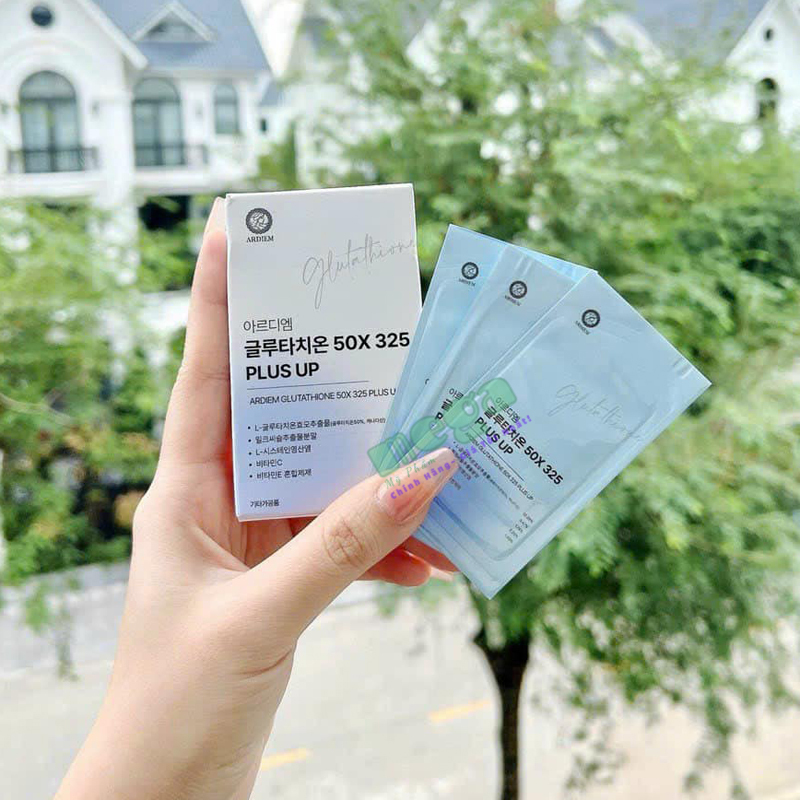 Film Ngậm Trắng Da Glutathione 50X 325 Plus Up