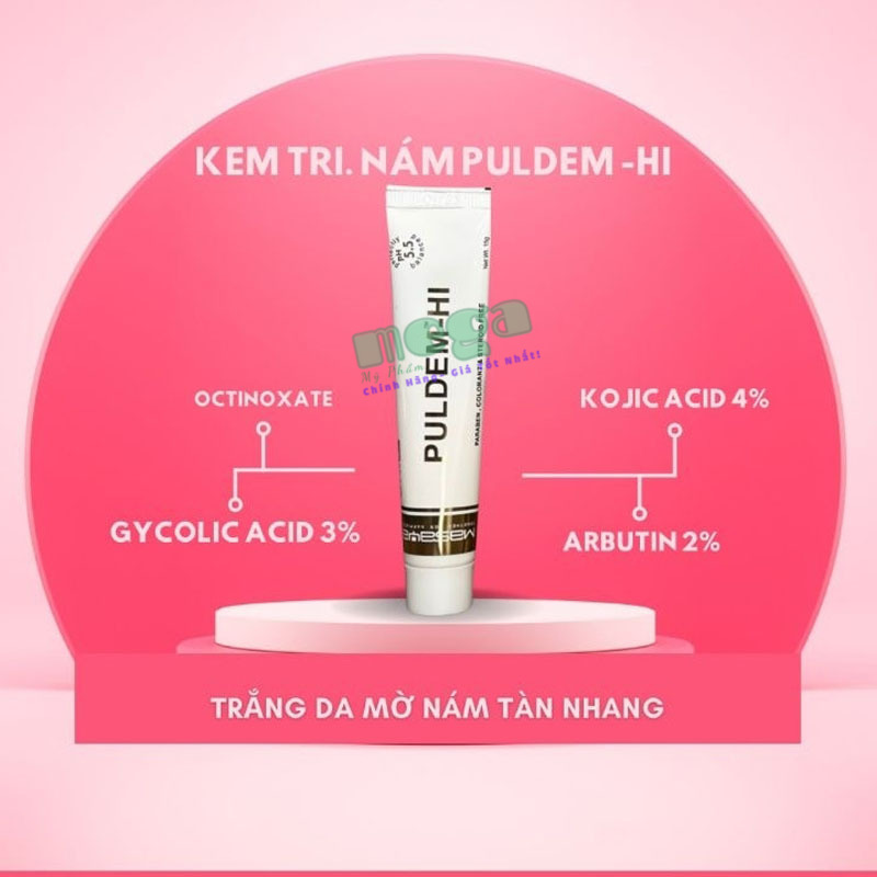 Kem Mờ Nám Puldem Hi Cream