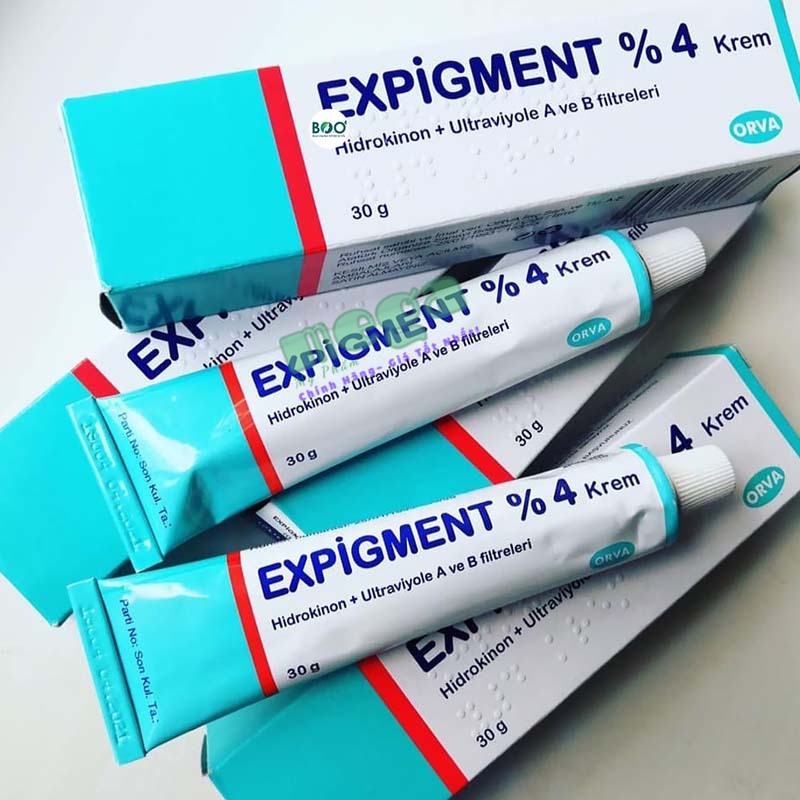 Expigment % 4 Krem Hidrokinon + Ultraviyole A ve B Filtreleri