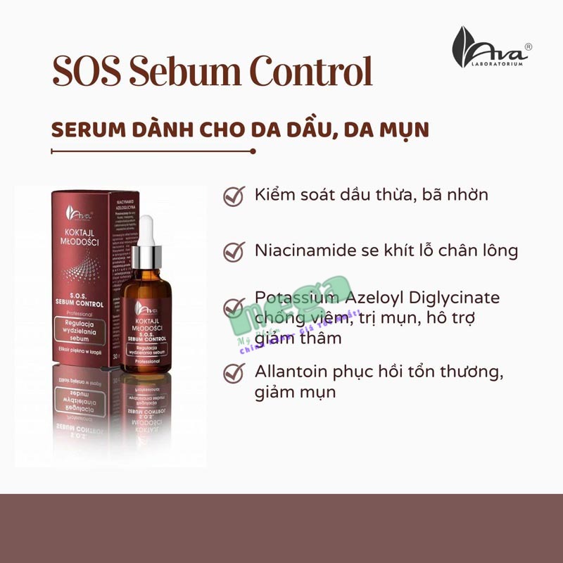 Ava Youth Cocktail S.O.S Sebum Control