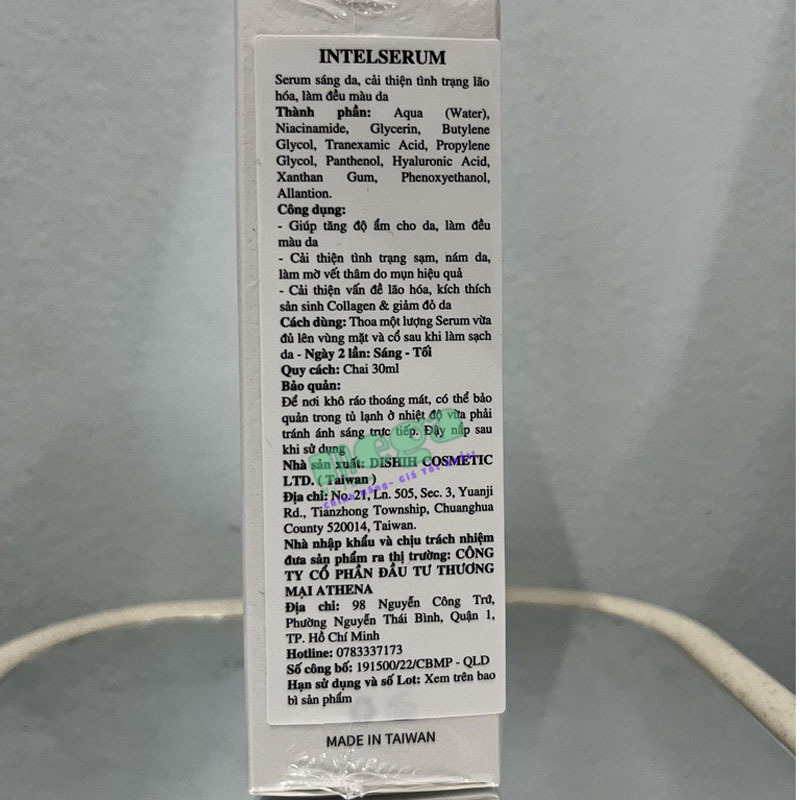 Serum Trị Nám IntelDerm