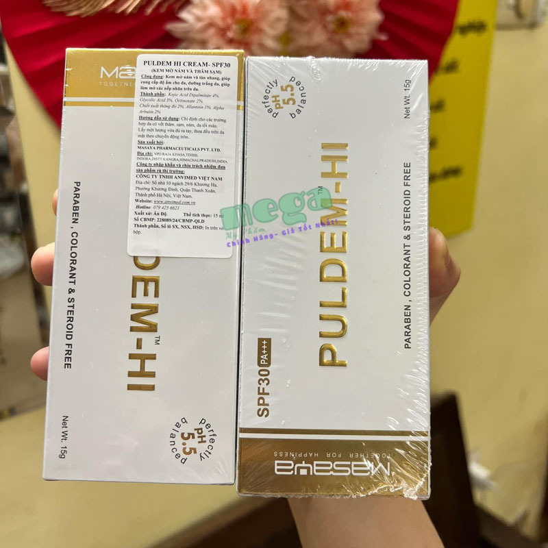 Kem Mờ Nám Puldem Hi Cream