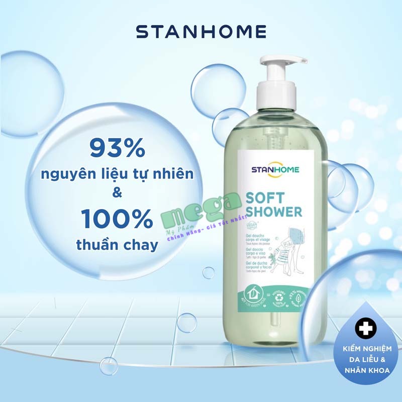 Sữa tắm không xà phòng Stanhome Soft Showe