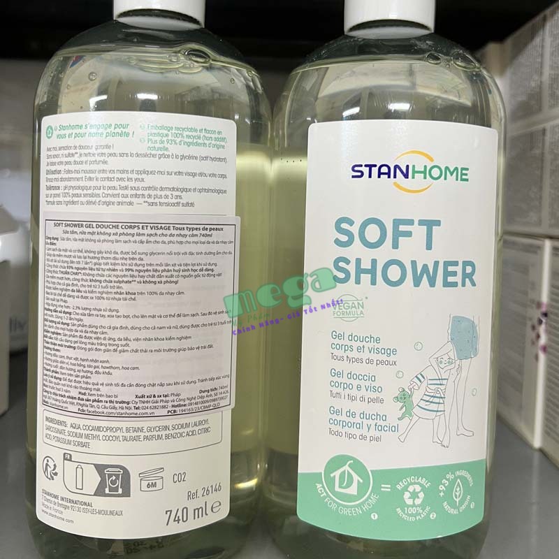 Sữa tắm không xà phòng Stanhome
