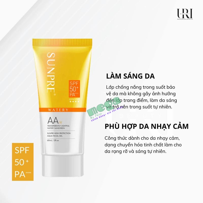 SUNPRE High Protection AA Facial Gel