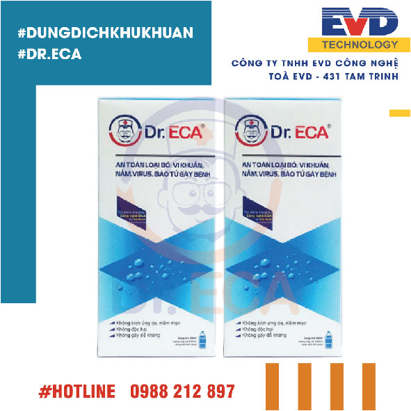 Tổng quan về nước muối điện hoá Dr.Eca- An toàn và hiệu quả