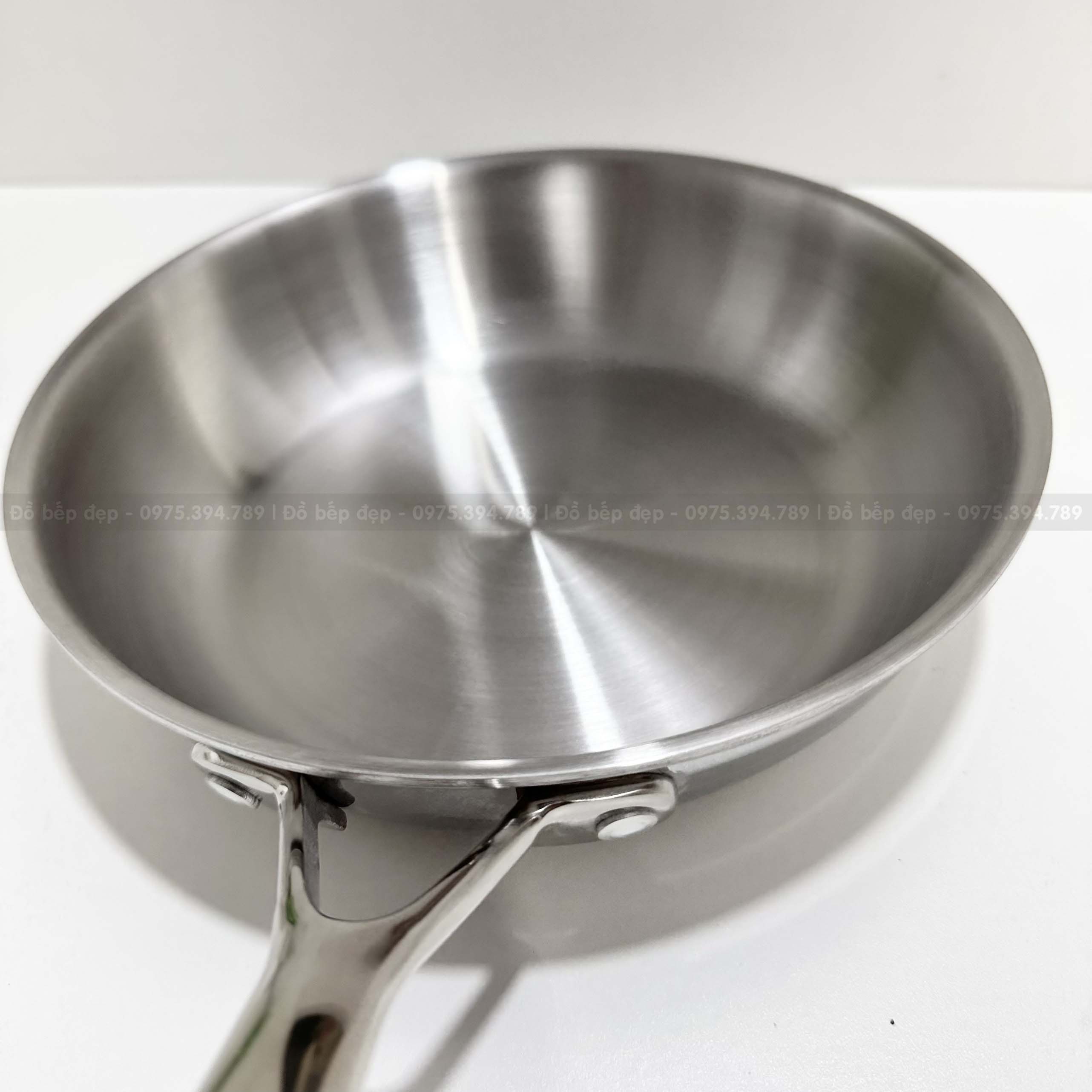 Chảo inox 3 lớp nguyên khối Elmich Trimax ( 3 size 20-24-26cm)